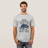 Maak Winter weer geweldig Snowmobile Ski Gift T-shirt (Voorkant volledig)