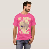 Maak Wombat niet vechten Wombat T-shirt (Voorkant volledig)