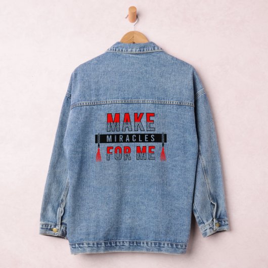 Maak wonderen voor mij denim jacket (Hangar)