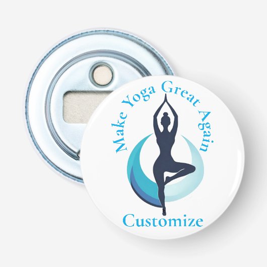 Maak yoga weer geweldig Thunder_Cove Button Flesopener (Voorkant)