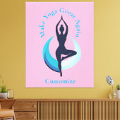 Maak yoga weer geweldig Thunder_Cove Canvas Afdruk (Insitu (Woonkamer))