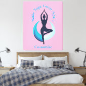 Maak yoga weer geweldig Thunder_Cove Canvas Afdruk (Insitu (Slaapkamer))