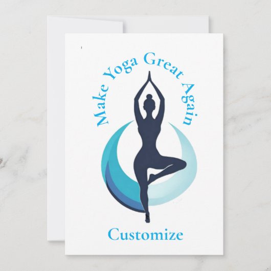 Maak yoga weer geweldig Thunder_Cove Kaart (Voorkant)
