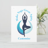 Maak yoga weer geweldig Thunder_Cove Kaart (Staand voorkant)