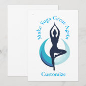 Maak yoga weer geweldig Thunder_Cove Kaart (Voorkant / Achterkant)