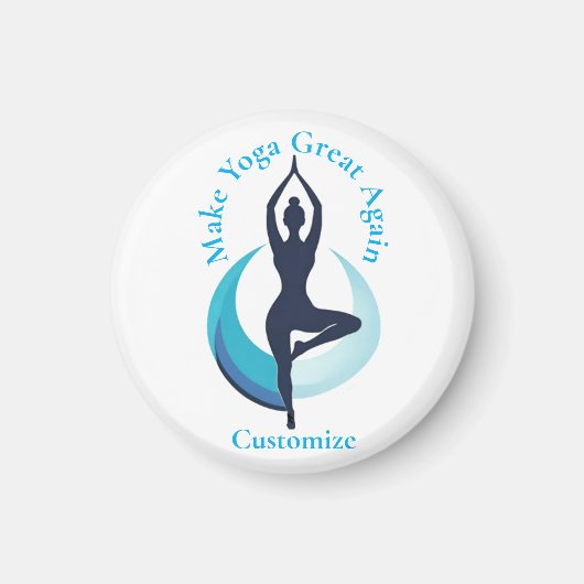 Maak yoga weer geweldig Thunder_Cove Magneet (Voorkant)