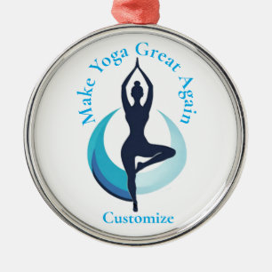 Maak yoga weer geweldig Thunder_Cove Metalen Ornament
