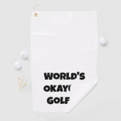 Maak zelf uw eigen grappige golf golfhanddoek (Insitu)
