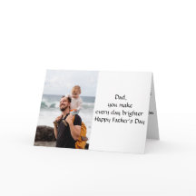 Maak zijn dag goed: Vaderdag fotokaart