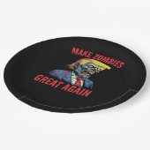 Maak Zombies weer geweldig - Halloween Zombie Clas Papieren Bordje (Gekanteld)