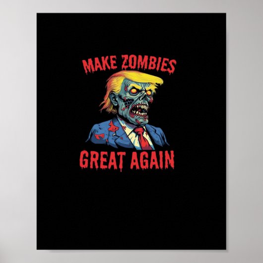 Maak Zombies weer geweldig - Halloween Zombie Clas Poster (Voorkant)