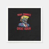 Maak Zombies weer geweldig - Halloween Zombie Clas Servet (Voorkant)