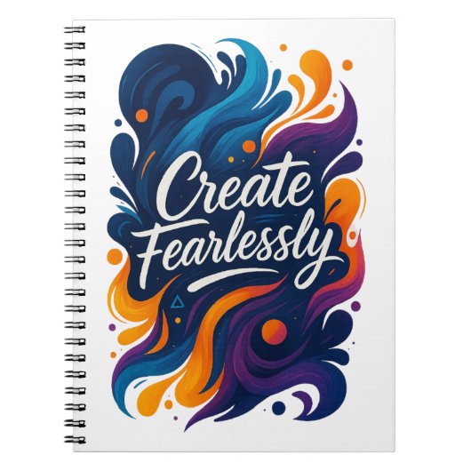 Maak zonder Vrees Notitieboek – Fearless Serie (Voorkant)