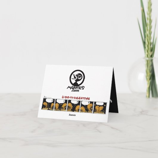 Maakies Valentijn Card Feestdagen Kaart (Achterkant)