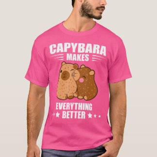 Maakt alles beter Capybara Lover Funny Capby T-shirt