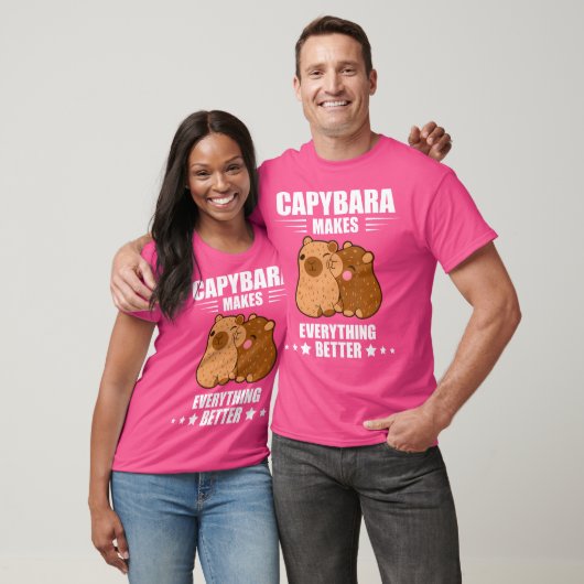 Maakt alles beter Capybara Lover Funny Capby T-shirt (Unisex)
