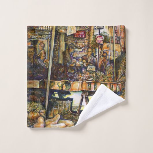 Maakt de creativiteit glimmend des te helderder bad handdoek (Wasdoekje)