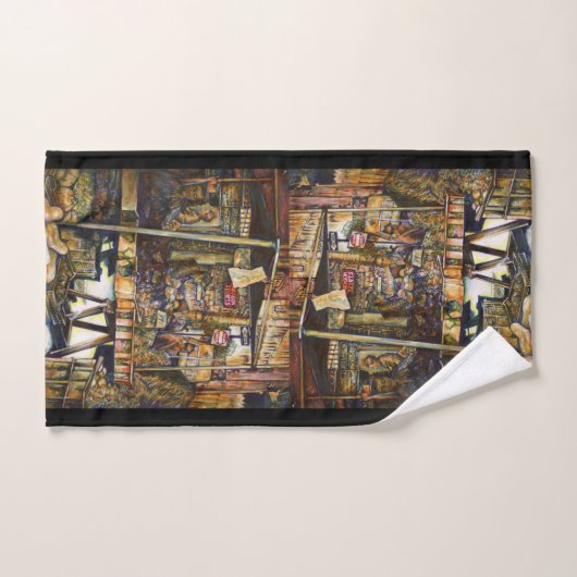 Maakt de creativiteit glimmend des te helderder bad handdoek (Handdoek)