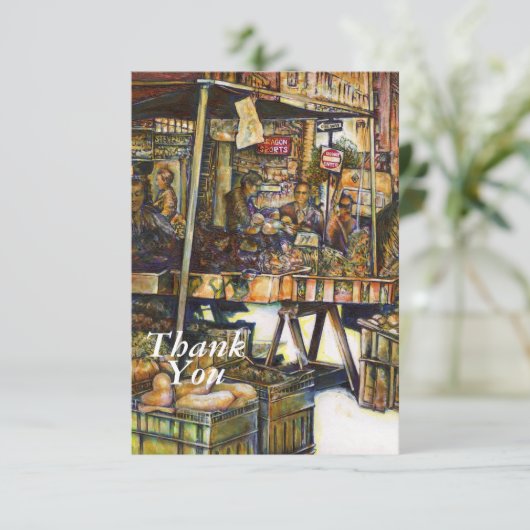 Maakt de creativiteit glimmend des te helderder bedankkaart (Staand voorkant)