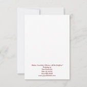 Maakt de creativiteit glimmend des te helderder bedankkaart (Achterkant)