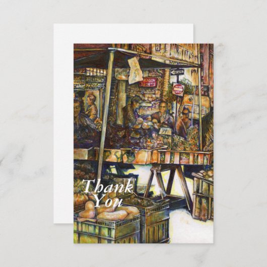 Maakt de creativiteit glimmend des te helderder bedankkaart (Voorkant / Achterkant)