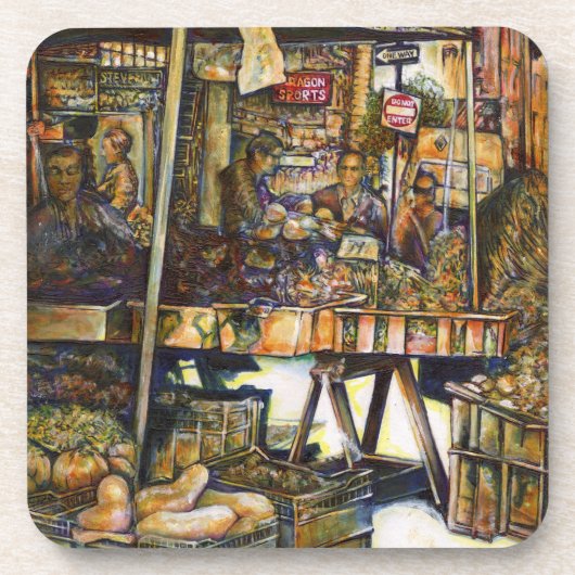 Maakt de creativiteit glimmend des te helderder bier onderzetter (Voorkant)