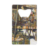 Maakt de creativiteit glimmend des te helderder creditkaart flessenopener (Voorkant)