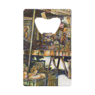 Maakt de creativiteit glimmend des te helderder creditkaart flessenopener