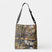 Maakt de creativiteit glimmend des te helderder crossbody tas (Achterkant)