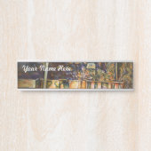 Maakt de creativiteit glimmend des te helderder deurbordje (Voorkant)