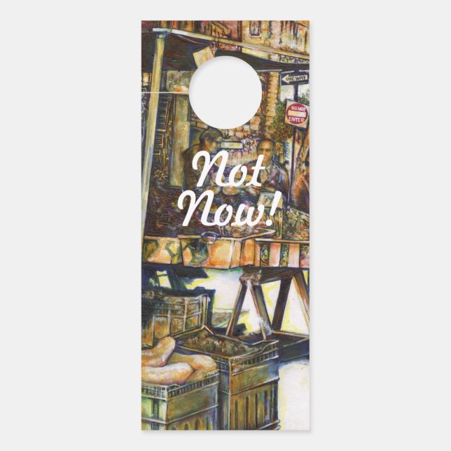 Maakt de creativiteit glimmend des te helderder deurhanger (Voorkant)