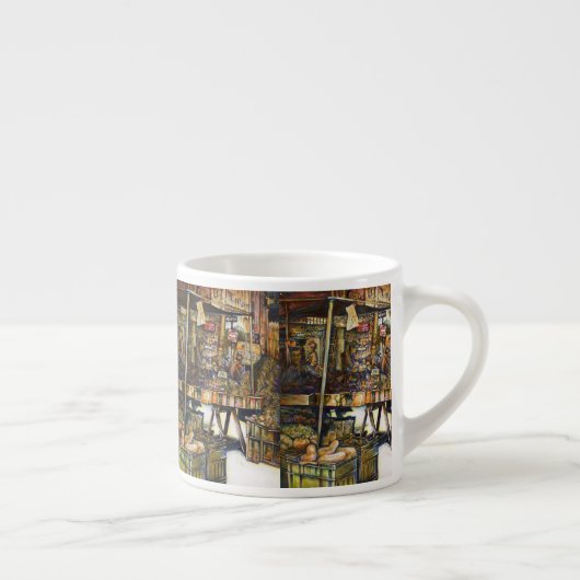 Maakt de creativiteit glimmend des te helderder espresso kop (Rechts)