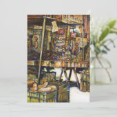 Maakt de creativiteit glimmend des te helderder feestdagenkaart (Staand voorkant)