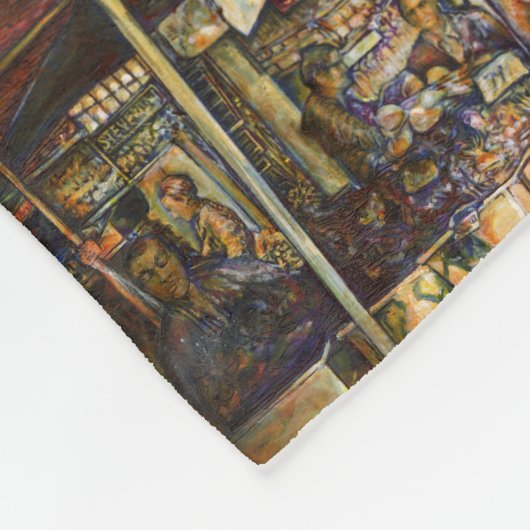 Maakt de creativiteit glimmend des te helderder fleece deken (Hoek)