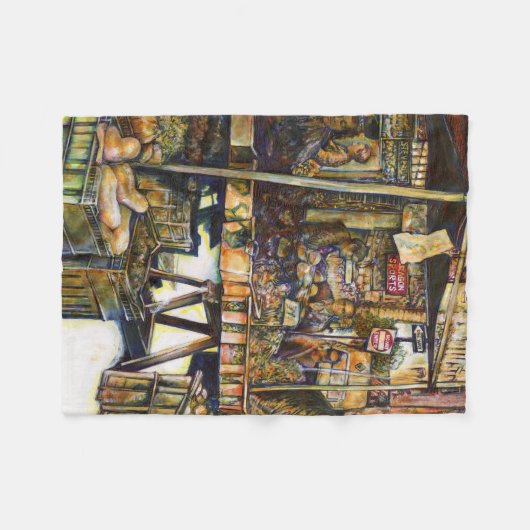 Maakt de creativiteit glimmend des te helderder fleece deken (Voorkant (Horizontaal))