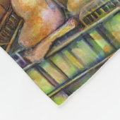 Maakt de creativiteit glimmend des te helderder fleece deken (Hoek)