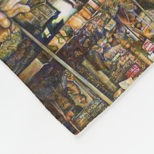 Maakt de creativiteit glimmend des te helderder fleece deken (Hoek)