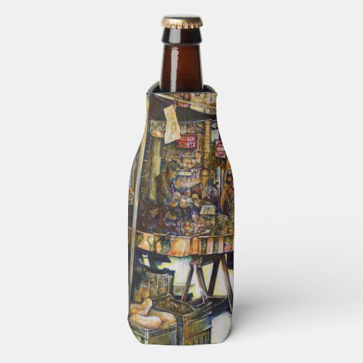 Maakt de creativiteit glimmend des te helderder flesjeskoeler (Fles Voorkant)