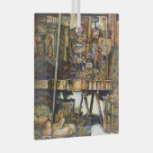 Maakt de creativiteit glimmend des te helderder glas ornament (Voorkant Rechts)