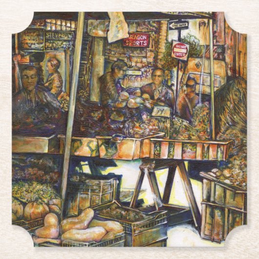 Maakt de creativiteit glimmend des te helderder kartonnen onderzetters (Voorkant)