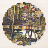 Maakt de creativiteit glimmend des te helderder kartonnen onderzetters (Voorkant)