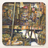 Maakt de creativiteit glimmend des te helderder kartonnen onderzetters (Voorkant)