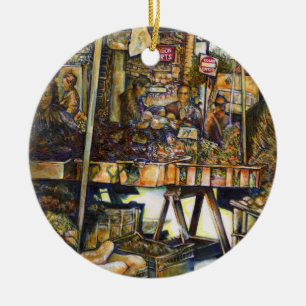 Maakt de creativiteit glimmend des te helderder keramisch ornament