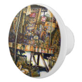 Maakt de creativiteit glimmend des te helderder keramische knop (Rechts)