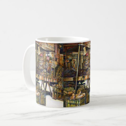 Maakt de creativiteit glimmend des te helderder koffiemok (Voorkant links)