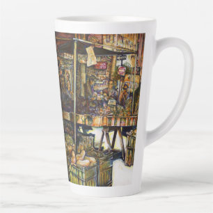 Maakt de creativiteit glimmend des te helderder latte mok