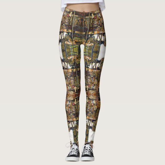 Maakt de creativiteit glimmend des te helderder leggings (Voorkant)