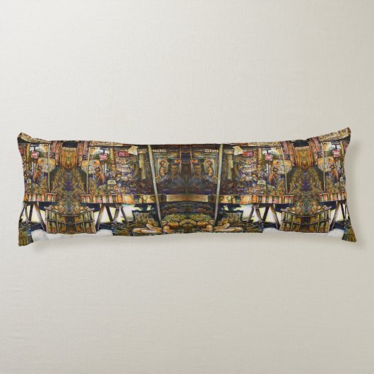 Maakt de creativiteit glimmend des te helderder lichaamskussen (Achterkant)