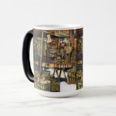 Maakt de creativiteit glimmend des te helderder magische mok (Voorkant links)