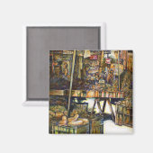 Maakt de creativiteit glimmend des te helderder magneet (Voorkant / Achterkant)